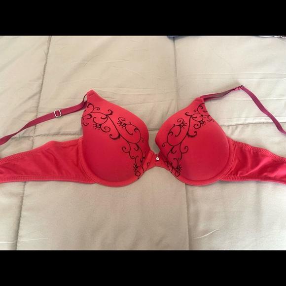 Maidenform red and black bra, size 36B - Picture 1 of 3